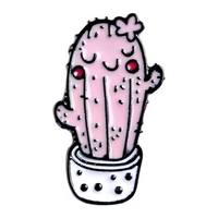 Cute Cactus Plants Enamel Pin