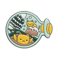 Kitty in a Bottle Pin