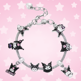 Sanrio Kuromi Beaded Charm Bracelet