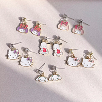 Sanrio Enamel Charm Earrings