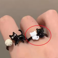 Kitty and Cat Ring