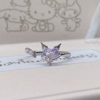 Sanrio Kuromi Purple Heart Ring