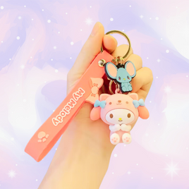 Sanrio My Melody Snuggle Costume Keychain