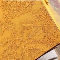 European Lace Style Leather Journal A6