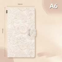 European Lace Style Leather Journal A6