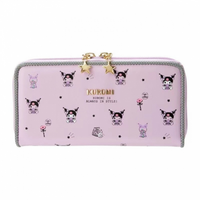 Kuromi Zip Around Charm Long Purse