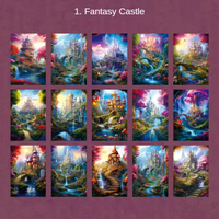 30 Piece Fantasy Territories Paper Pack