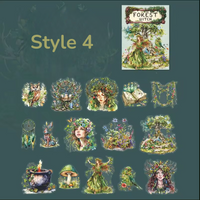 Forest Witch Sticker Collection