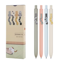 Zennyth Cat Tail Gel Ink Pen 4 Pack