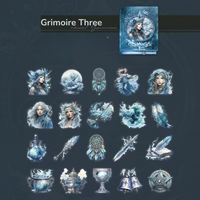 Elemental Grimoire Sticker Collection