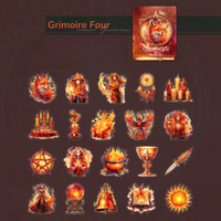 Elemental Grimoire Sticker Collection