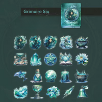 Elemental Grimoire Sticker Collection