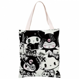 Kuromi and My Melody All Over Print Sanrio Tote Bag