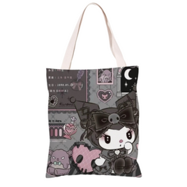 Kuromi Party Goth Canvas Print Tote Bag