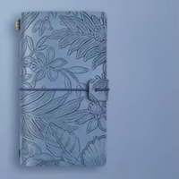 European Lace Style Leather Journal A6