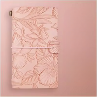 European Lace Style Leather Journal A6