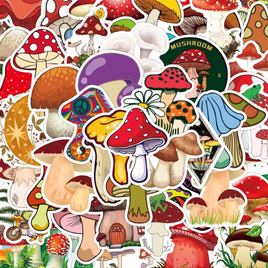 Fairy Mushrooms Stickers