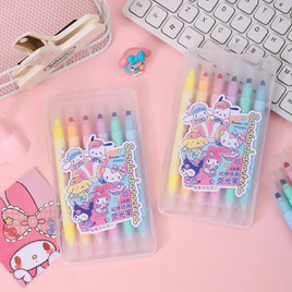 Sanrio Double End Highlighter 6 Pack