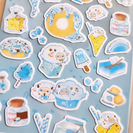 Sweet Desserts Washi Sticker Sheet Icy Cream