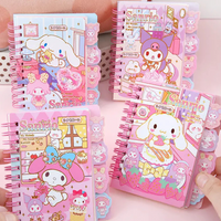 Sanrio Gold Stamped Mini Tab Notebook