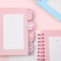 Sanrio Gold Stamped Mini Tab Notebook