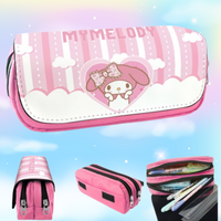 My Melody Double Zip Pencil Case