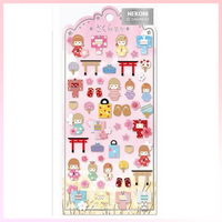 Sakura Festival Sticker Sheet Japanese Doll