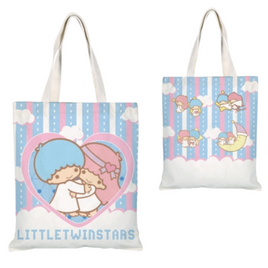 Little Twin Stars Banner Canvas Tote Bag