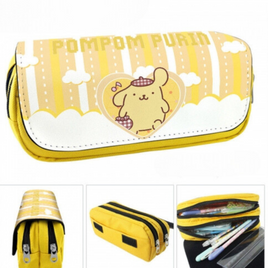 Pompompurin Sanrio Double Zip Pencil Case