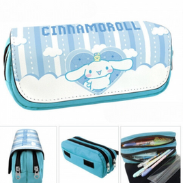 Cinnamoroll Sanrio Double Zip Pencil Case